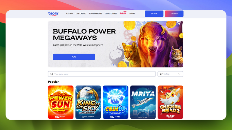 Registration at Glory Gambling Enterprise Login Application